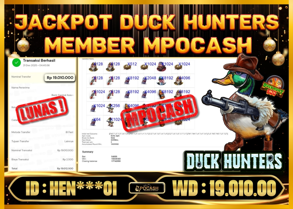 MPOCASH JACKPOT DUCK HUNTERS
